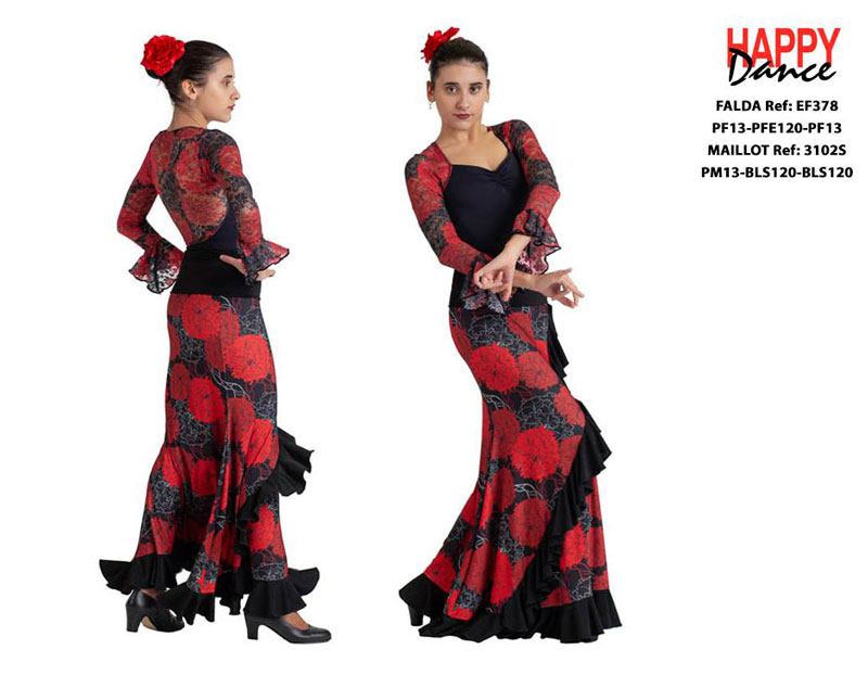 Faldas de Flamenco Happy Dance. Ref. EF378